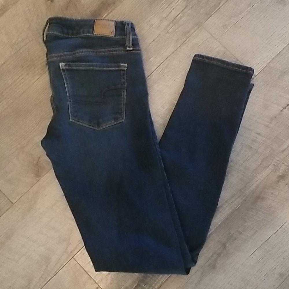 AEO super stretch midrise jeans